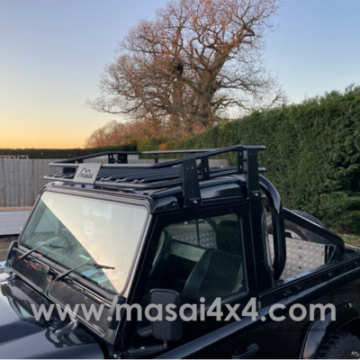 Masai Tubular Roof Rack for Land Rover Defender 90 Pickup (Single Cab)