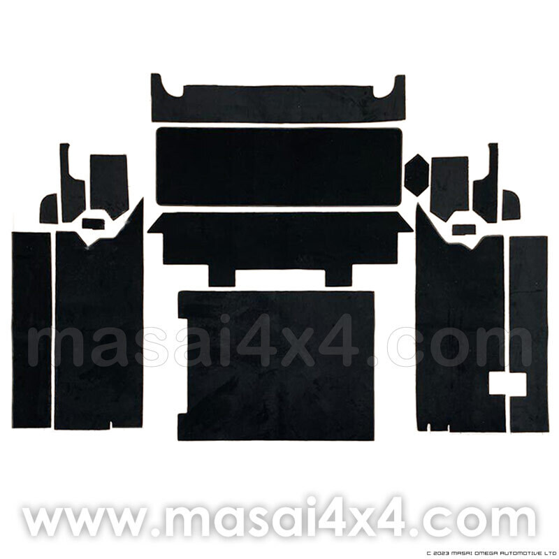 Premium Carpet Rear Sets for Land Rover Defender 110