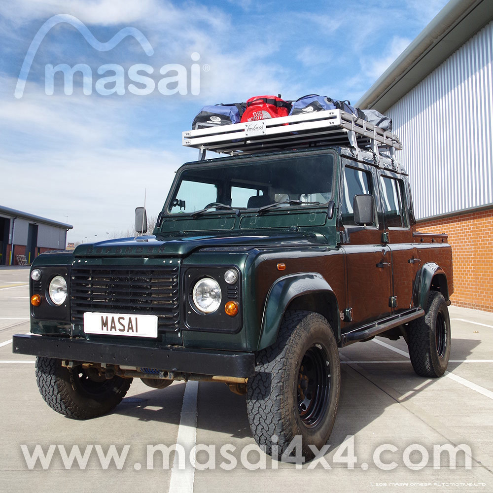 Aluminium Open End Luggage Roof Rack for Land Rover Defender