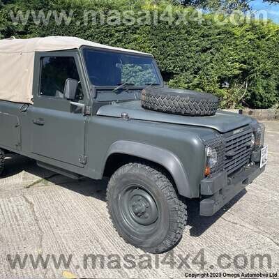 Land Rover Defender ex-MOD 110 soft top (1988) Very low mileage