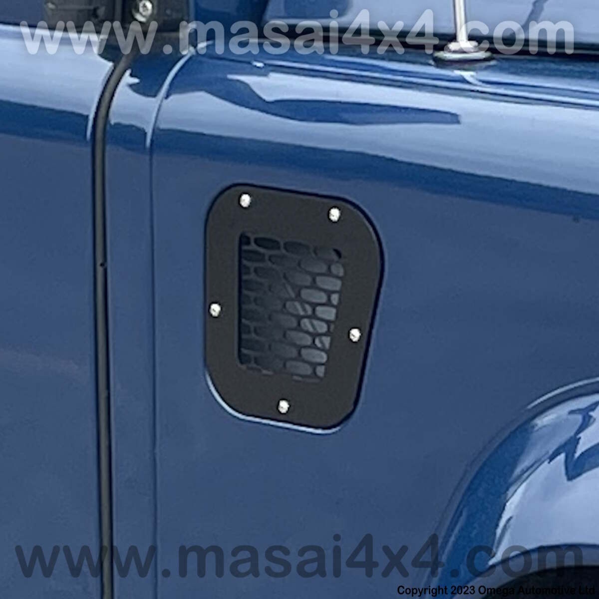 Masai Defender Side Grille - Honeycomb Mesh Stainless Steel