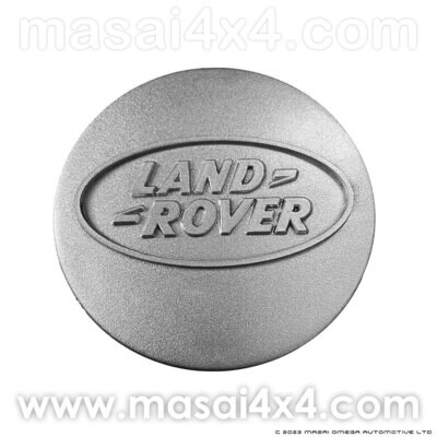 75mm Genuine Land Rover Wheel Centre Cap with Logo - Silver colour - single piece