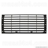 Front Grille (Black / Silver / Grey) - Defender, Colour: Santorini Black (Painted)