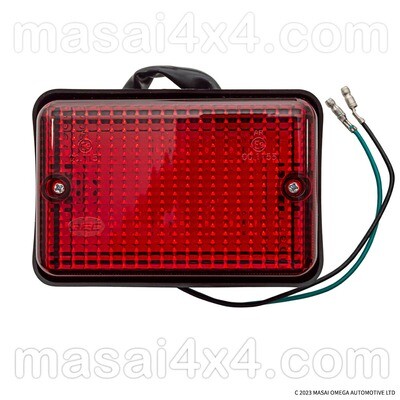 Rear Rectangular Fog Light Assembly for Defenders - LED and Non LED