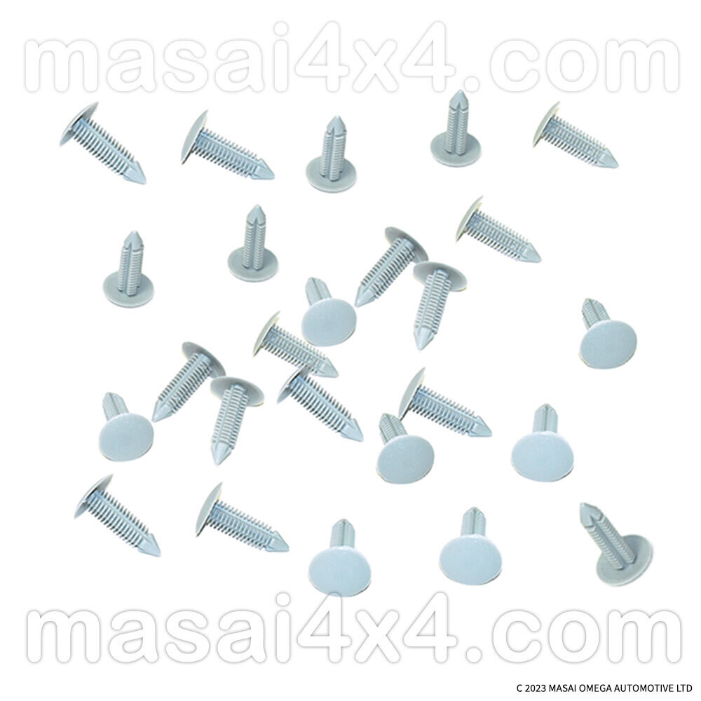 Pack of 25 Large Fir Tree Fasteners for Defender Headlining