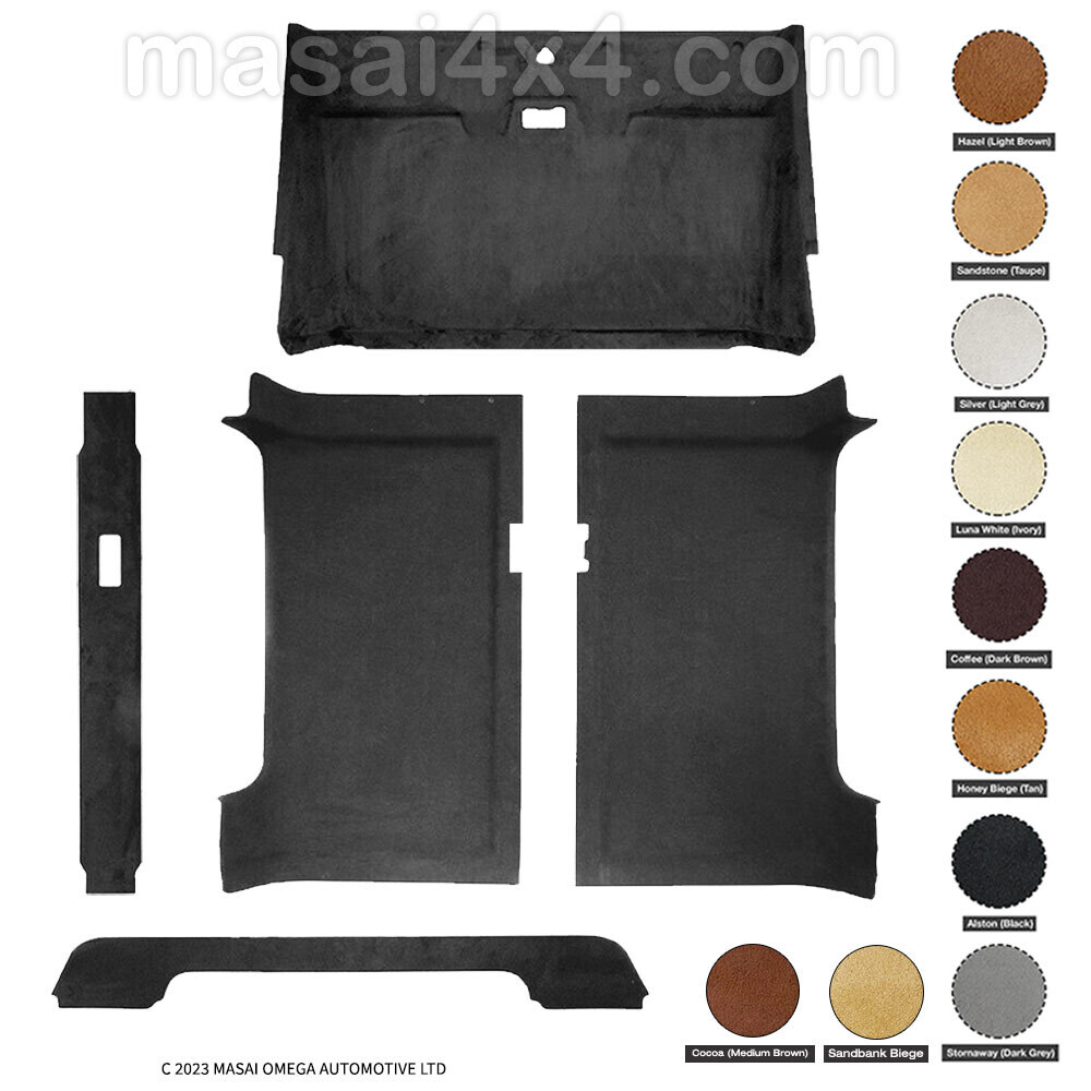 Roof Lining / Headlining Kit for Defender 90 (10 Colours available