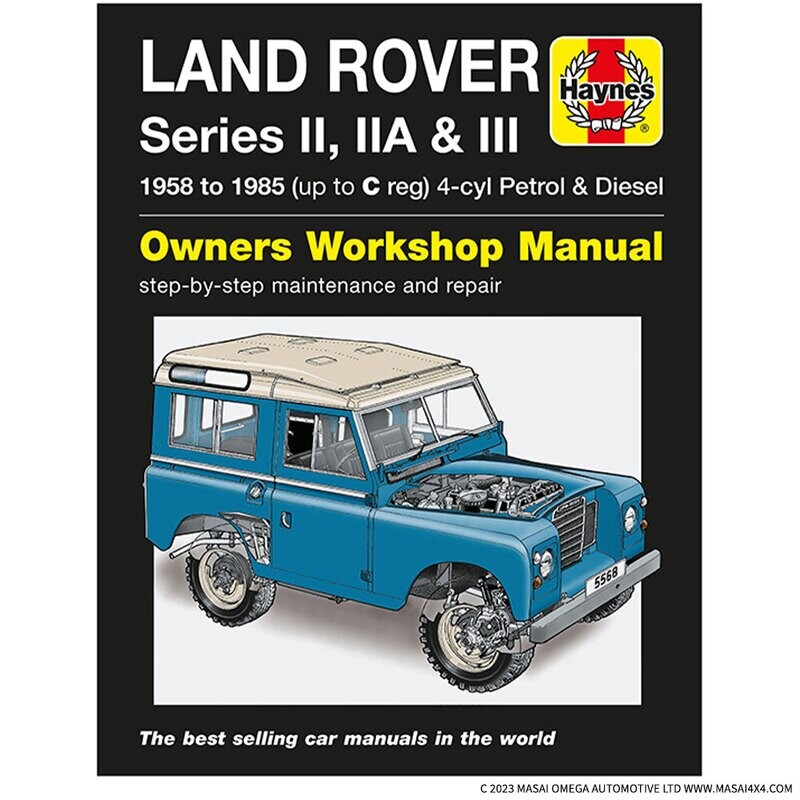 Land Rover Series 2, 2A and 3 Haynes Owners Manual Rear Door