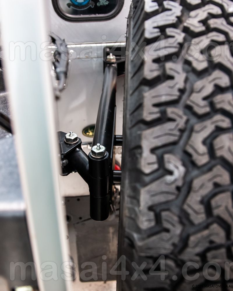 Spare Wheel Carrier - Extra Heavy Duty, Chassis Mounted for Land 