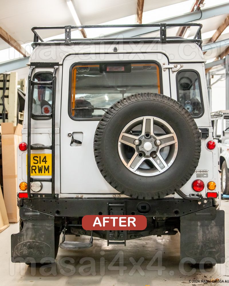 Spare Wheel Carrier - Extra Heavy Duty, Chassis Mounted for Land 
