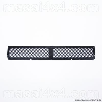 Masai Lower Front Grille - 5mm Small Mesh Stainless Steel - Black Painted