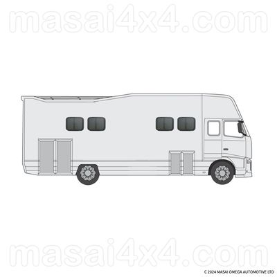 Masai Slide Opening Dark Tint Horse-box Side Windows 515x427 - PAIR