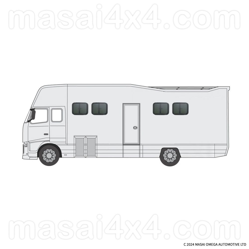 Masai Slide Opening Dark Tint Horse-box Side Windows 515x427 - PAIR