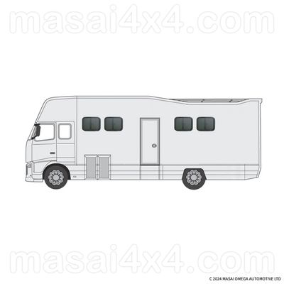 Masai Slide Opening Dark Tint Horse-box Side Windows 515x427 - PAIR