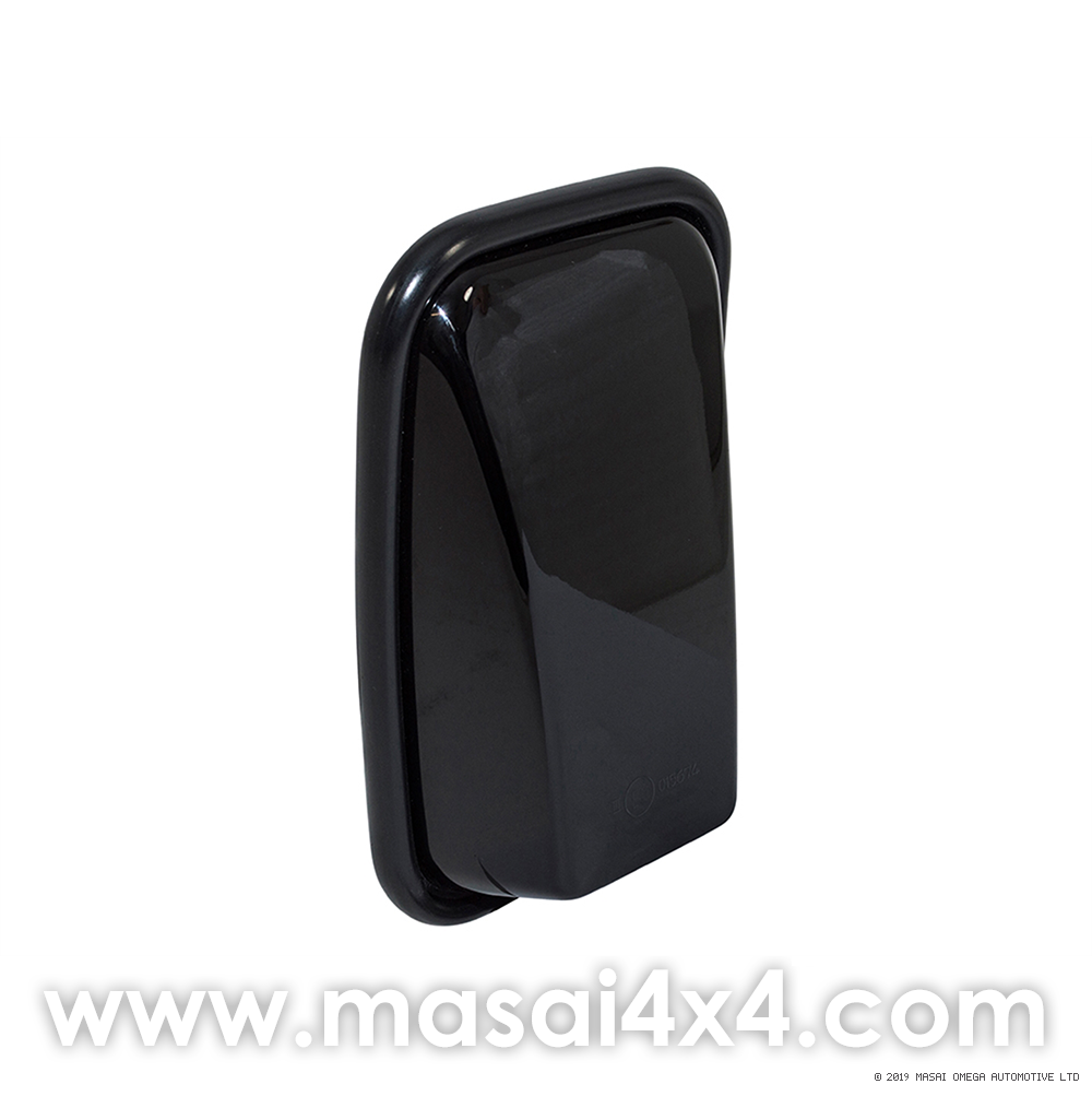 XS Style Wing Mirror Head - (Black/ Brunel Grey/ Silver/ Primer) - Defender 90/110 - (Pair), Colour: Black