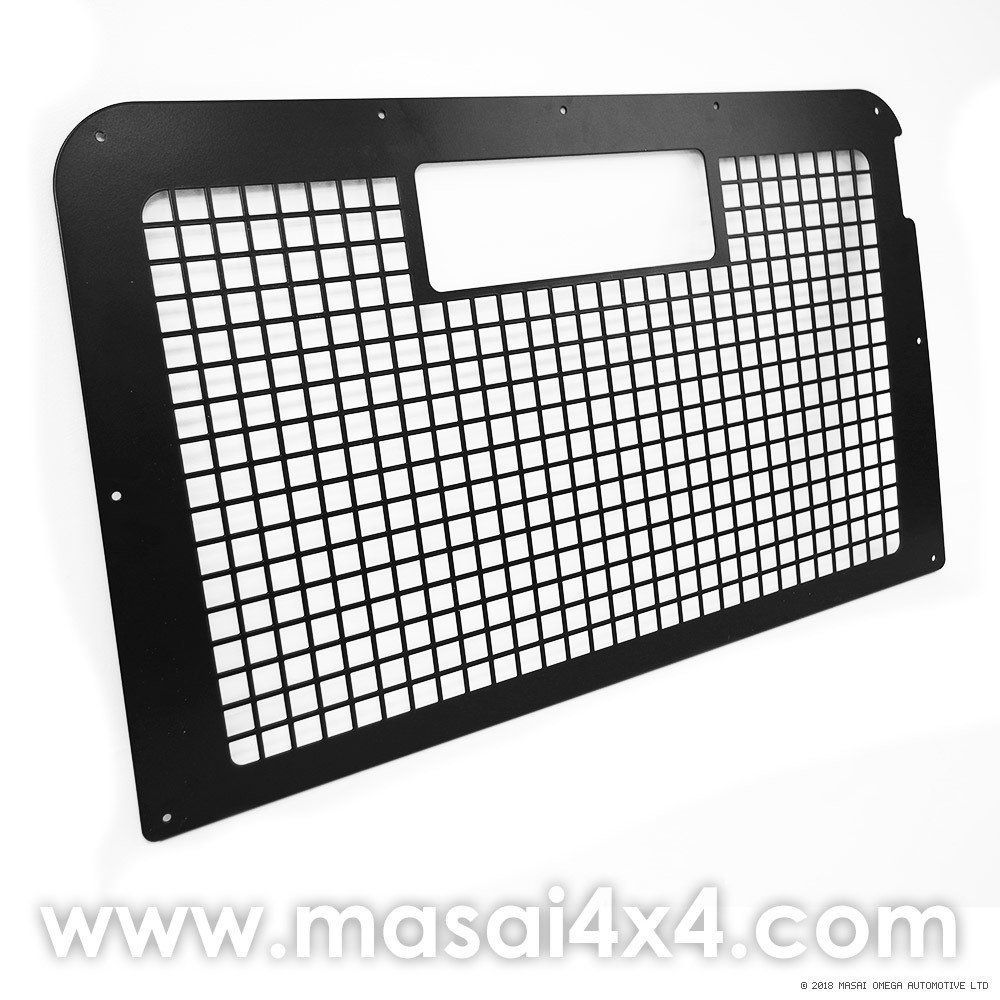 2X Exterior Rear Window Glass Armor Cover For Land Rover