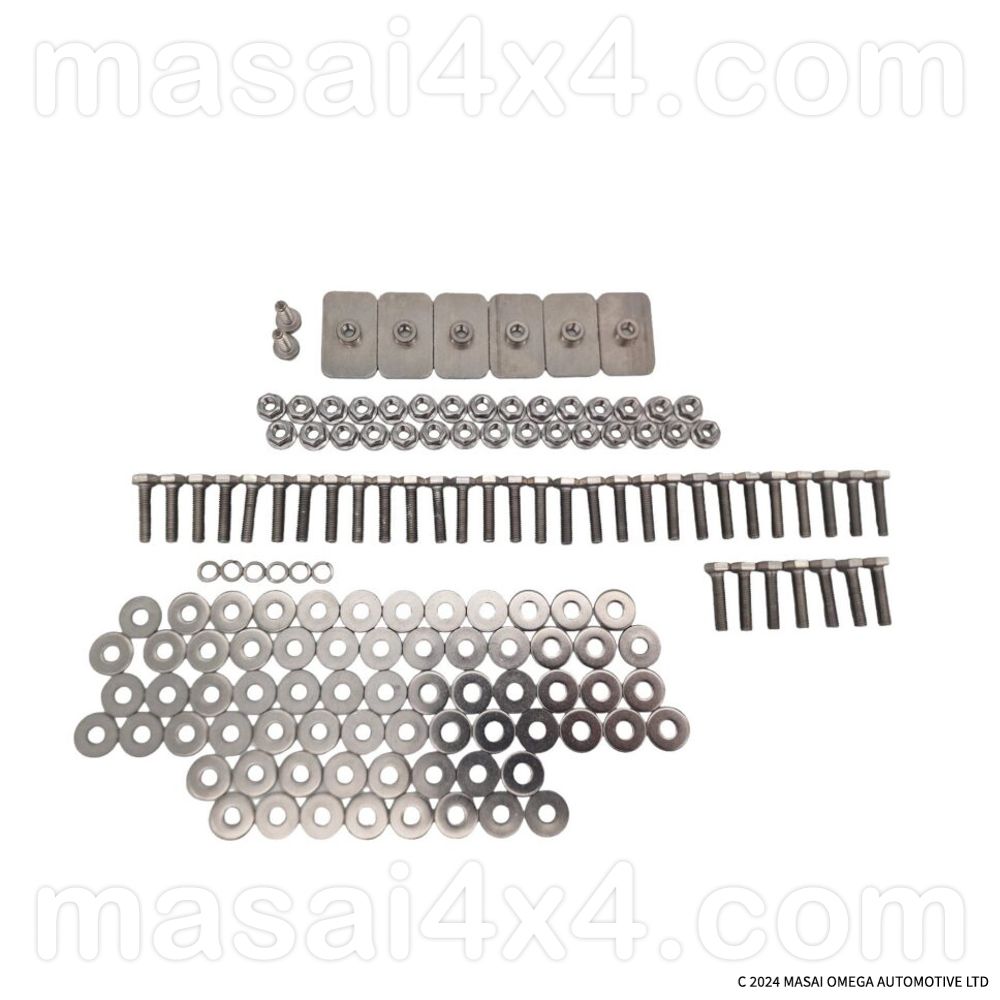 ROOF TO SIDE PANEL & WINDSCREEN FRAME FIXING KIT - Stainless Steel