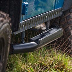Land Rover Defender Side & Rear Steps
