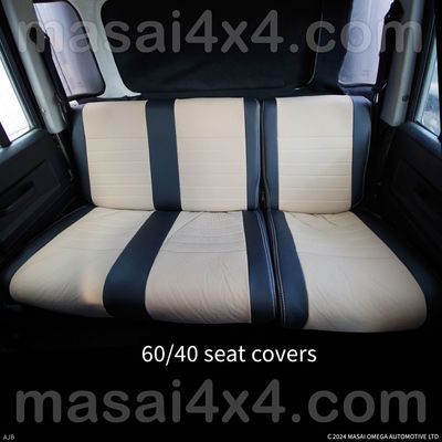 Middle Row Seat Covers for Land Rover Defender 90 & 110 TD5, 200TDI & 300TDI - Masai Deluxe Style