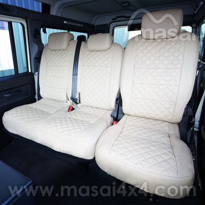 Seat Covers for Land Rover Defender PUMA/TDCi (07-16) - Diamond style