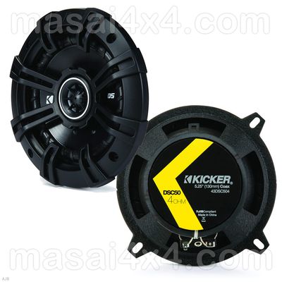 Kicker Audio DS 200W 5.25" (13 CM) Coaxial Speaker System - Pair