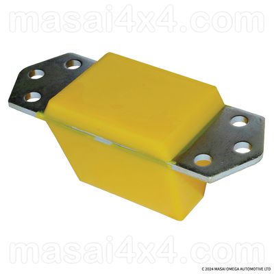 Front and Rear 80mm Yellow Extended Bump Stop