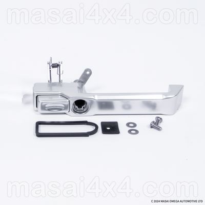 Aluminium Billet Door Handles for Land Rover Defender - Fits All Push Button Handles - Left Hand Side