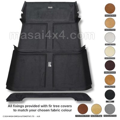 Headlining / Roof Lining Kit for Land Rover Defender 110 4 Door (4pcs Kit) Headlining / Roof Lining Kit for Land Rover Defender 110 4 Door (4pcs Kit)
