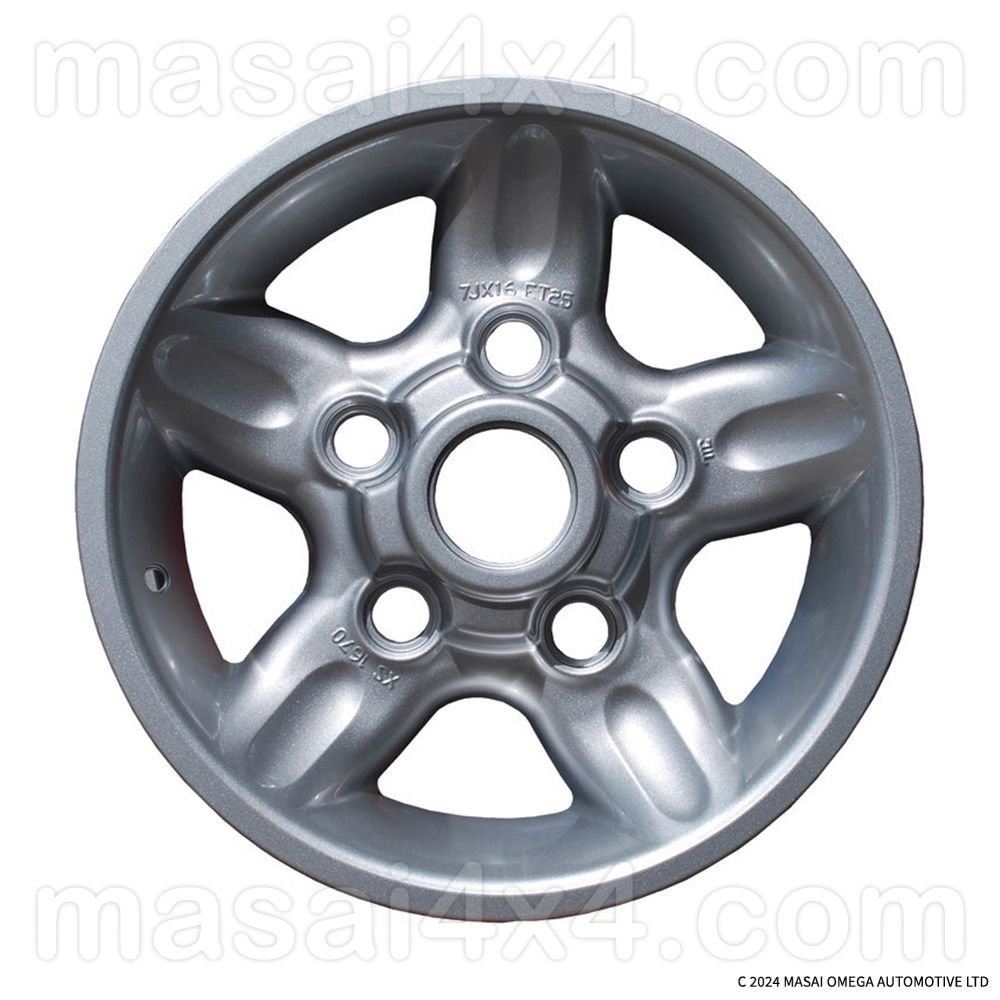 Genuine Refurbished Silver Deep Dish Xs 16" Alloy Wheel - Silver (Limited Stock) Set of 5