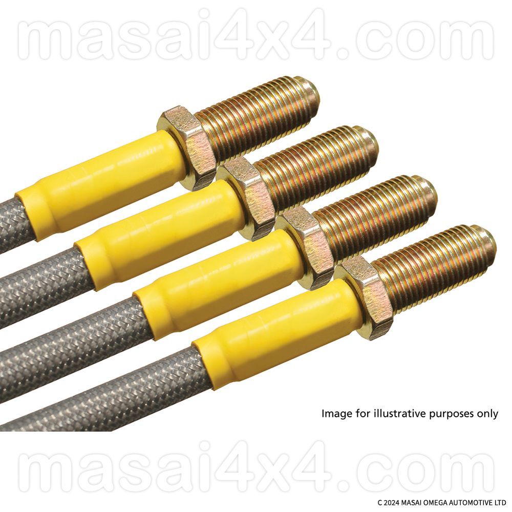 Land Rover Brake Line Protection Brake Hoses & Brake Lines For Land Rover Defender – Masai Parts ...