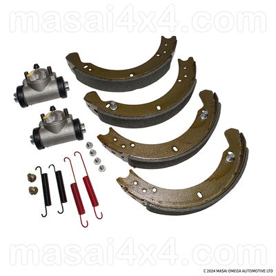 Drum Brake Shoe and Actuator Kit For Early Land Rover Defenders
