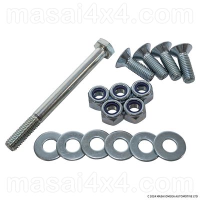 Replacement Steering Guard Fixing Kit for Land Rover Defender (Aluminium Steering Guard)