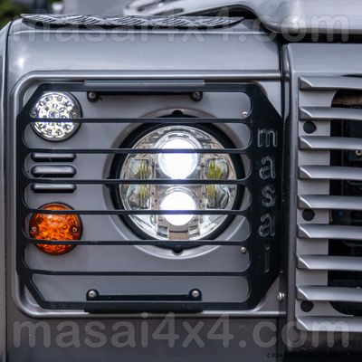 thumbnail image 2 of LED Lynx 7" Round Headlights For Land Rover Defender - DRL & DOT Approved 2 of 4