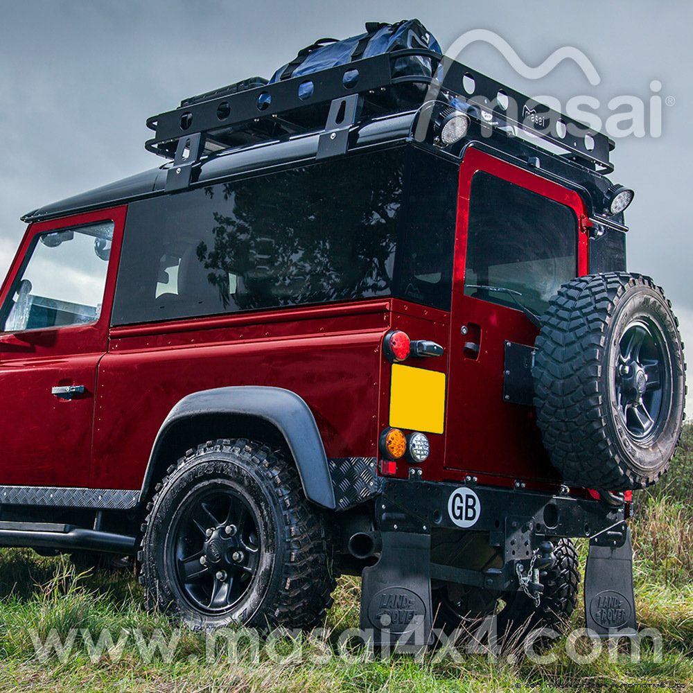 Masai Panoramic Tinted Side Windows for Land Rover Defender 90 Kit (Fixed or Sliding)