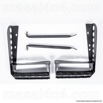 Tubular Rear Bumperettes for Land Rover Defender 90/110