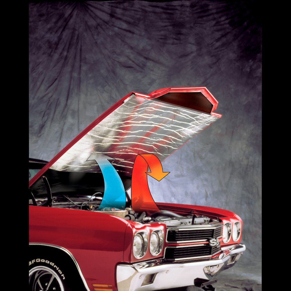 50X100CM Car Deadening Proofing Hood Sound Shield Insulation 20mm Acoustic Foam