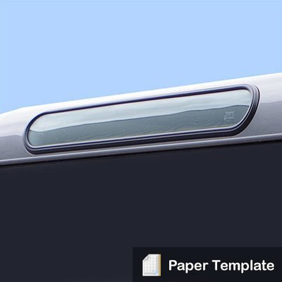 Paper Template - To cut out apertures for Alpine Windows