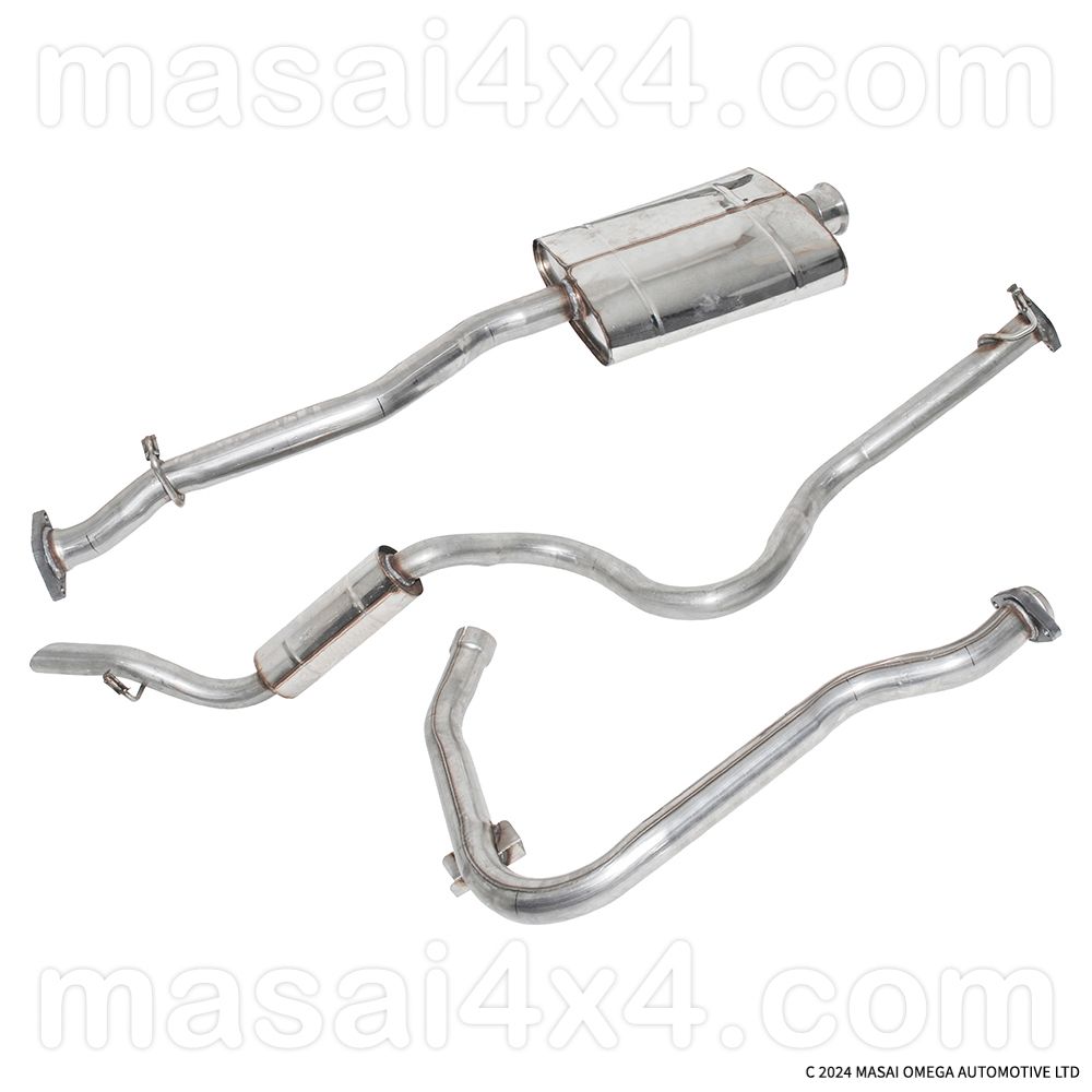 Stainless Steel Exhaust For Land Rover Defender 110 1987-2006