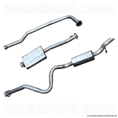 Stainless Steel Exhaust For Land Rover Defender 110 1987-2006