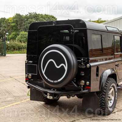 Spare Wheel Cover - Masai 4x4 - Hard Shell Version - Fits 16", 18" and New Defender Wheels