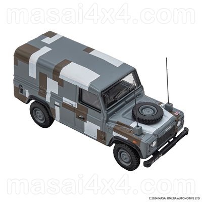 Defender Berlin Scheme / Military Colours Diecast 1:76 Scale Model Defender Berlin Scheme / Military Colours Diecast 1:76 Scale Model