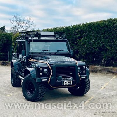 Spectre Style Front Winch Bumper with/ without Daylight Running Lights for Land Rover Defender Spectre Style Front Winch Bumper with/ without Daylight Running Lights for Land Rover Defender