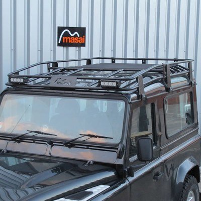 Masai Tubular Roof Rack for Defender 90, Crew Cab and 110 (3 Sizes)