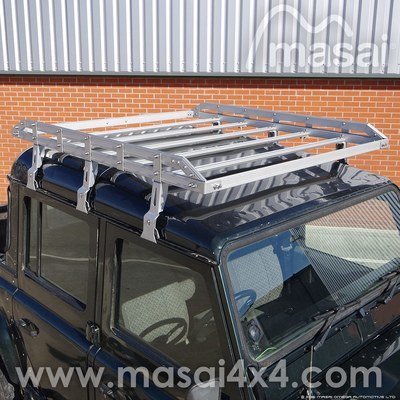 Aluminium Double Open End Luggage Roof Rack for Land Rover Defender
