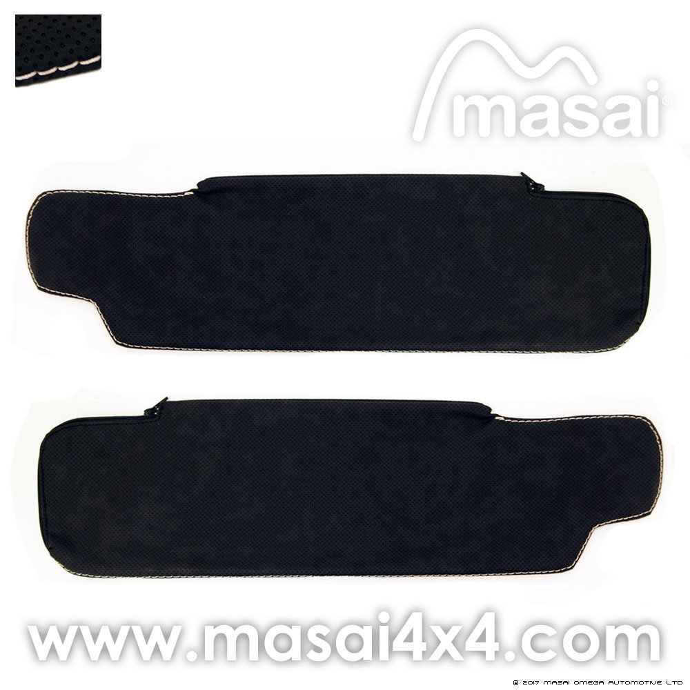 Vinyl Sun Visor Covers for Land Rover Defender (4 Styles) - PAIR