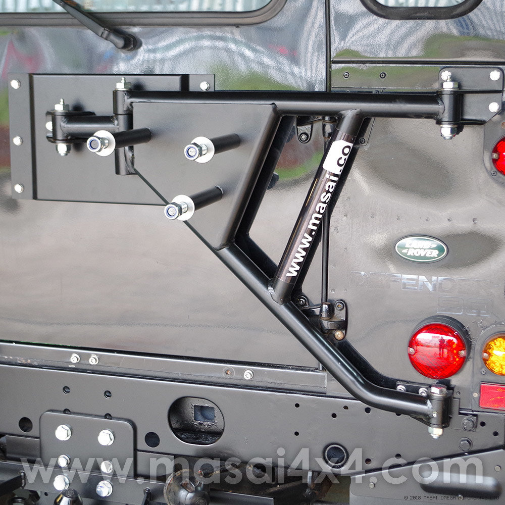 Spare Wheel Carrier - Extra Heavy Duty, Chassis Mounted for Land Rover Defender 90/110 & Series 3