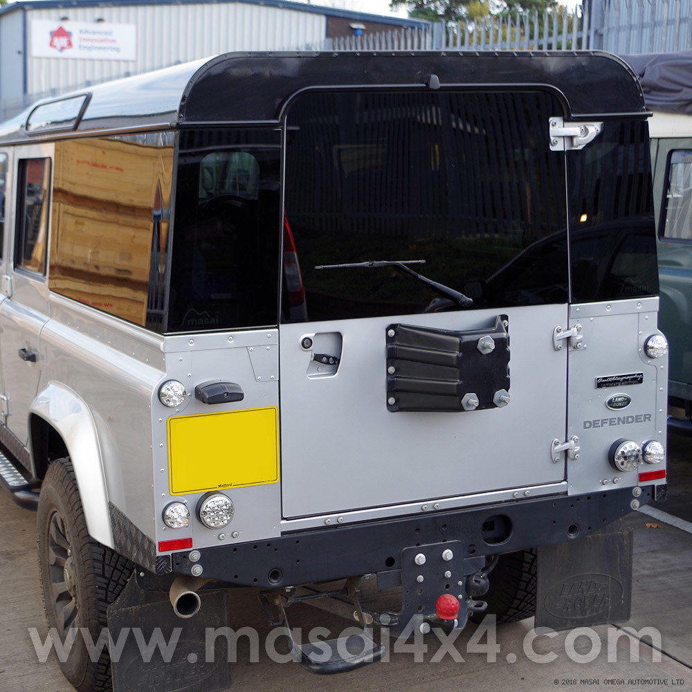 Panoramic Rear Door Glass - Dark Tinted & Heated for Land Rover Defenders  90/110 - (Bonded)