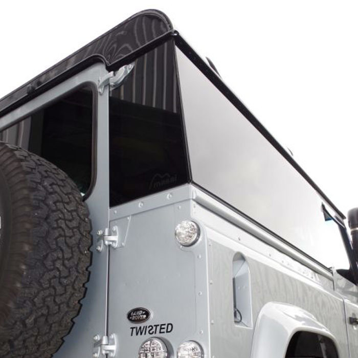 Masai Panoramic Tinted Rear Quarter Windows for Defender 90 110 Pair