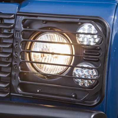 Front Lamp Guards - Masai Style for Land Rover Defender - PAIR