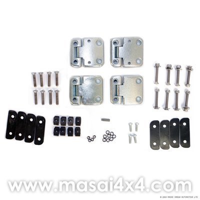 Door Hinge Kit (Stainless Steel Torx Head Bolts) - Land Rover Defender Door Hinge Kit (Stainless Steel Torx Head Bolts) - Land Rover Defender