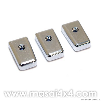Billet Aluminium Heater Control Handles (Set of 3) For Defender 90 / 110 - Pre 07